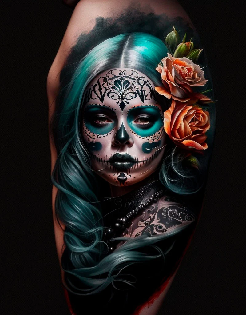 Tatuajes de Catrinas Mexicanas