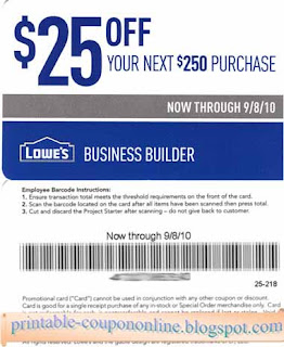 Free Printable Lowes Coupons