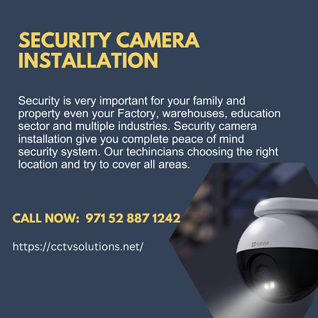 Security camera installation