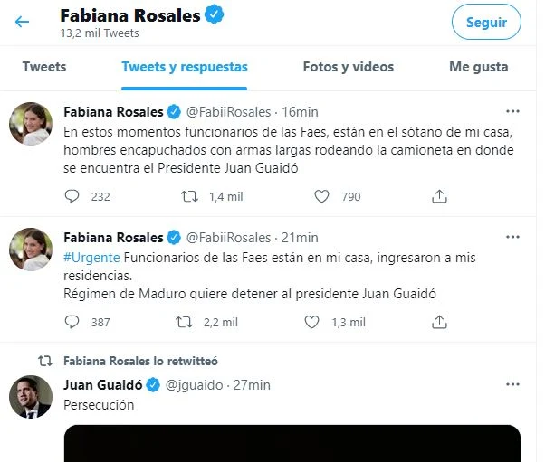 Presidente Juan Guaidó fue secuestrado por el FAES a pocos minutos de llevarse también a Freddy Guevara