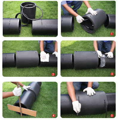 Các bước để nối ống HDPE Phú Mỹ Tân