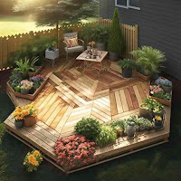 Ideas originales para terrazas de jardín de madera