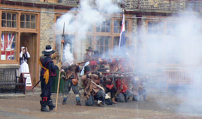 Musketeers at Lngguards Fort. ©2007 Arthur Loosley