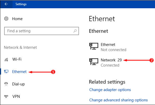 Way to take Network Properties into Clipboard on Windows 10