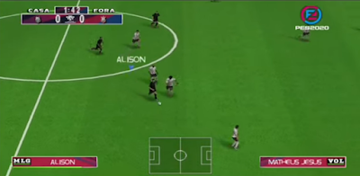  A new android soccer game that is cool and has good graphics PES 2020 BRASILEIRÃO And EUROPE PPSSPP