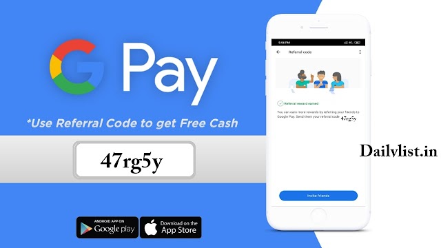 Google Pay Referral Code India 2020 (47rg5y) | Refer&Earn Rs21 Per Refer