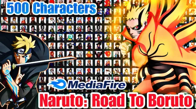 Naruto Road To Boruto Mugen 500 Characters Download