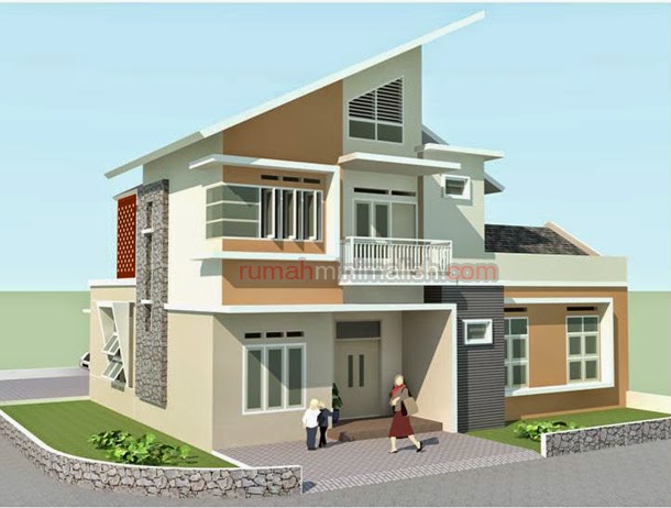  Desain  Rumah  Minimalis  2  Lantai  Di Hook  Gambar Foto 