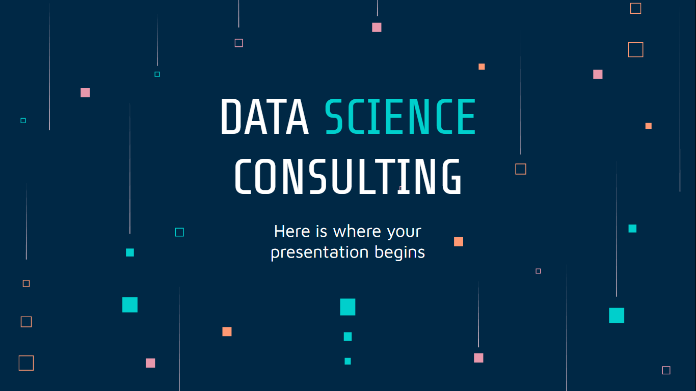 Template PowerPoint Data Science Consulting