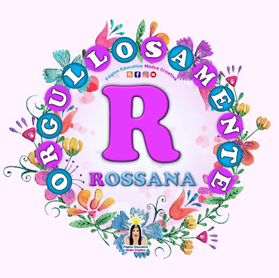Nombre Rossana - Carteles para mujeres - Día de la mujer