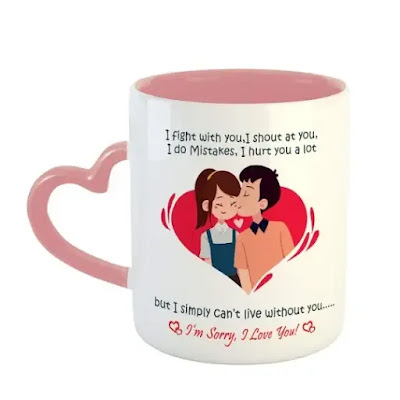 I am Sorry I Love You Ceramic Coffee/Tea Mug/Cup