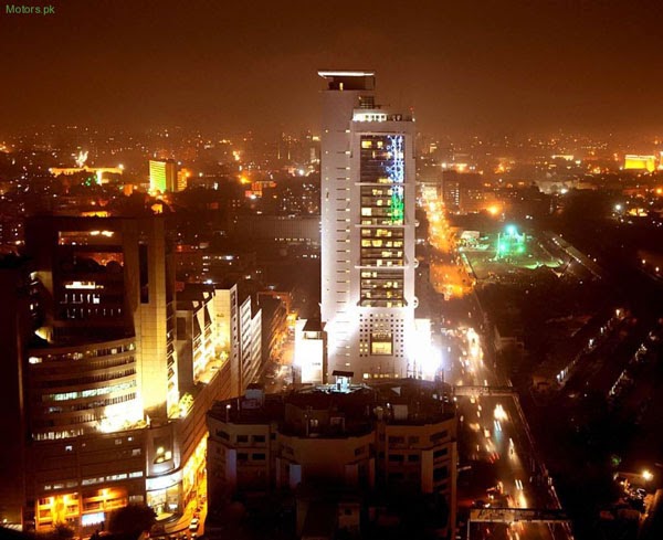 Karachi at night (Pakistan)