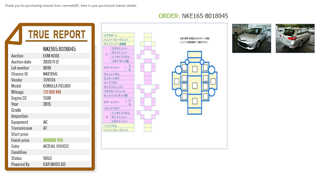 Auction Sheet Verification in Bangladesh | Auction sheet BD | True Report BD 