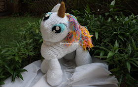 cuddly crochet unicorn stuff toy, crochet unicorn amigurumi, crochet unicorn stuff toy