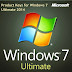 Windows 7 Ultimate Product Key | 100% working Serial Key