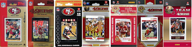 NFL San Francisco 49ers Licensed Trading Card Team Set