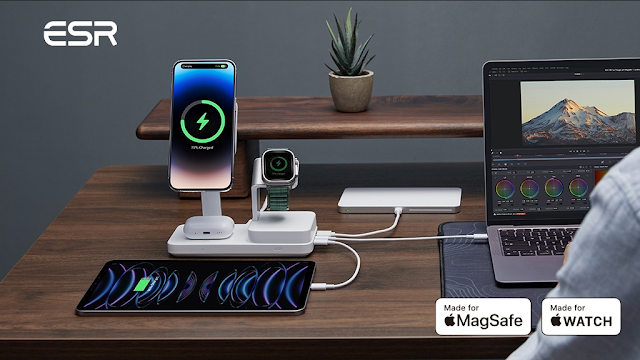 Revolutionizing Charging: The World's 1st Apple-Certified 6-in-1 MagSafe Charger with GaN
