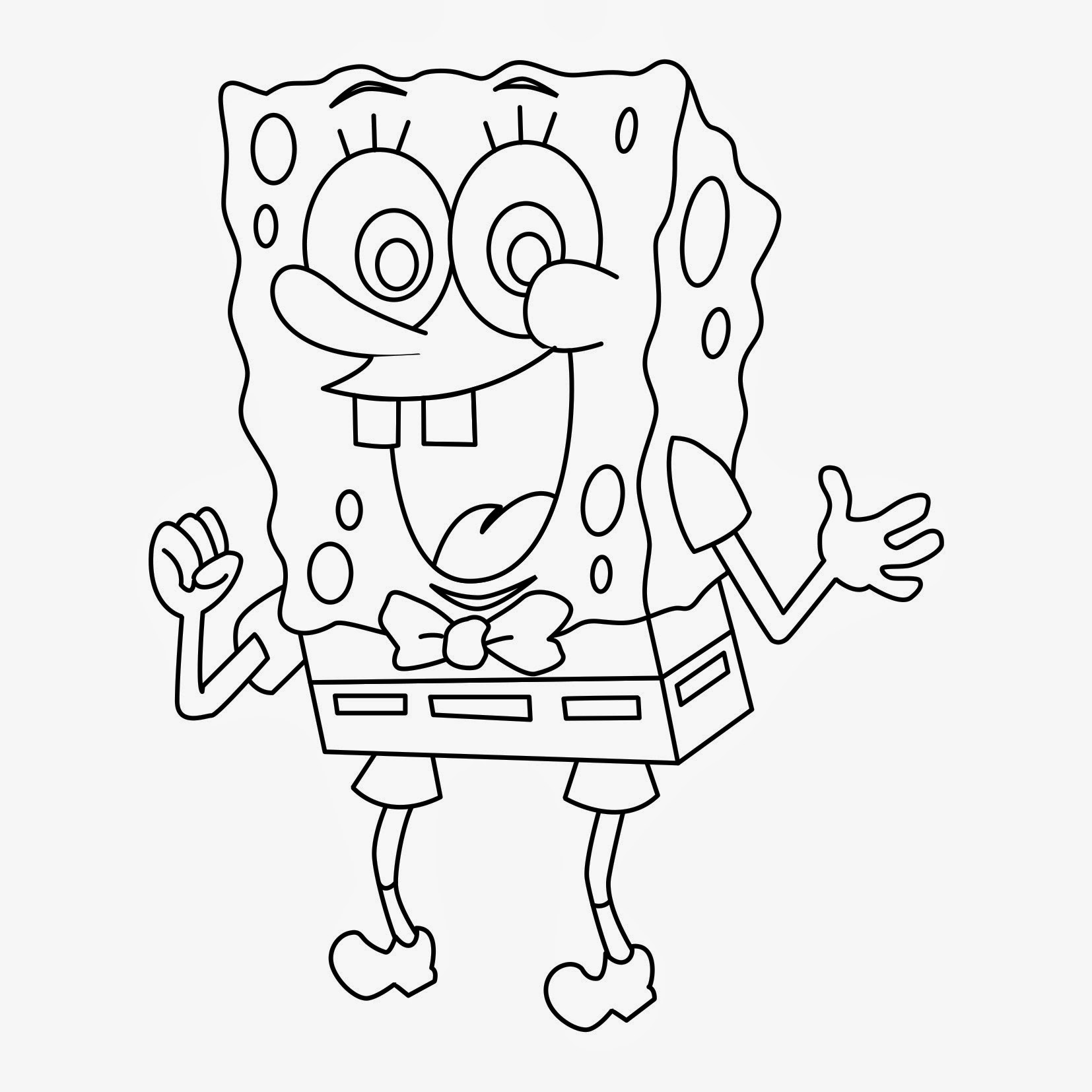 Download Coloring Page Printable Spongebob - 316+ Best Free SVG File for Cricut, Silhouette and Other Machine
