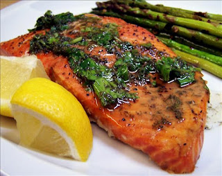 Grilled Cedar-Plank Salmon