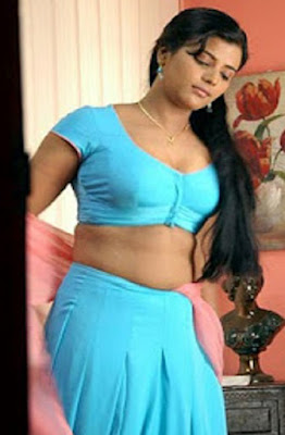 Actress Aishwarya Blouse Pavadai Hot Photos