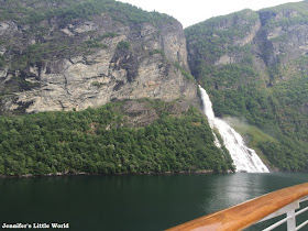View of the fjords on a Disney Magic cruise