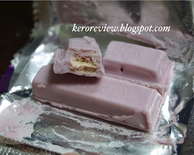 รีวิว คิทแคท เวเฟอร์เคลือบช็อกโกแลต รสองุ่นเคียวโฮ (CR) Review chocolate wafer Kyoho grape flavored, KitKat Brand.