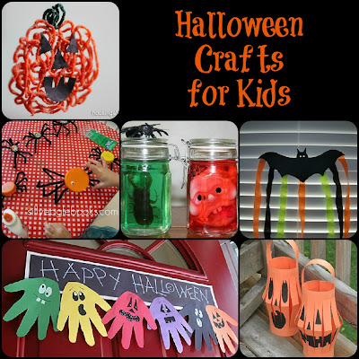  A Jack O'Lantern made of robes, scary spiders made from familiar things in the house are some of many stuffs that kids can make for Halloween.