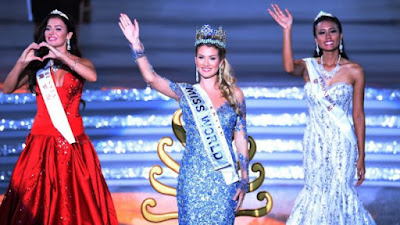 Maria Harfanti raih juara tiga di ajang Miss World 2015