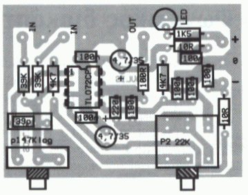 Subwoofer Pre-Amp Filter Circuit - Electronic Circuit