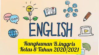 Rangkuman Pelajaran Bahasa Inggris Kelas 8 Tahun 2020/2021