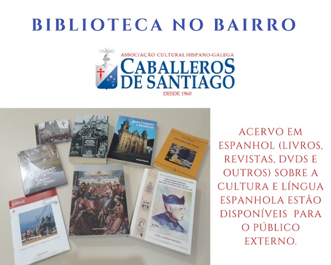 Biblioteca da Caballeros de Santiago está aberta ao público