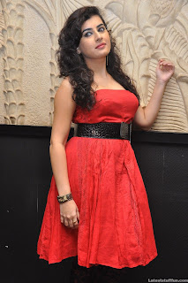 Archana Veda Hot Red Dress Photoshoot pics