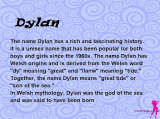 meaning of the name "Dylan"