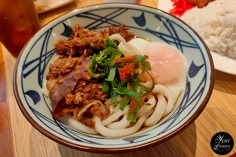 Marugame Udon Philippines Review by YedyLicious Manila Food Blog Philippines by Yedy Calaguas, Marugame Udon Robinsons Antipolo Menu
