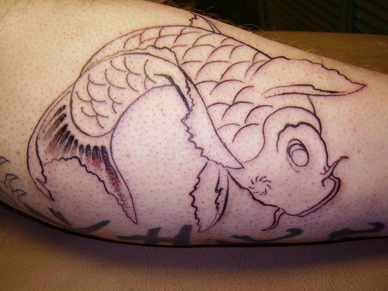 The color palette of Koi fish tattoo is very important.