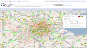 Maps.google.com is a world renown website doing what the website implies. (google maps uk traffic large)
