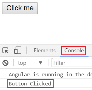 angular bind event to element