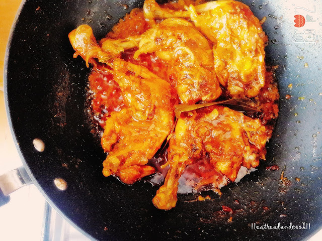 how to make Murgir Roast / Bengali Chicken Roast recipe and preparation with step by step pictures