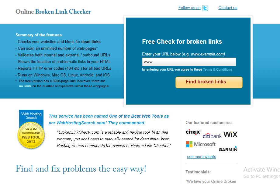 cara cek broken link di blog