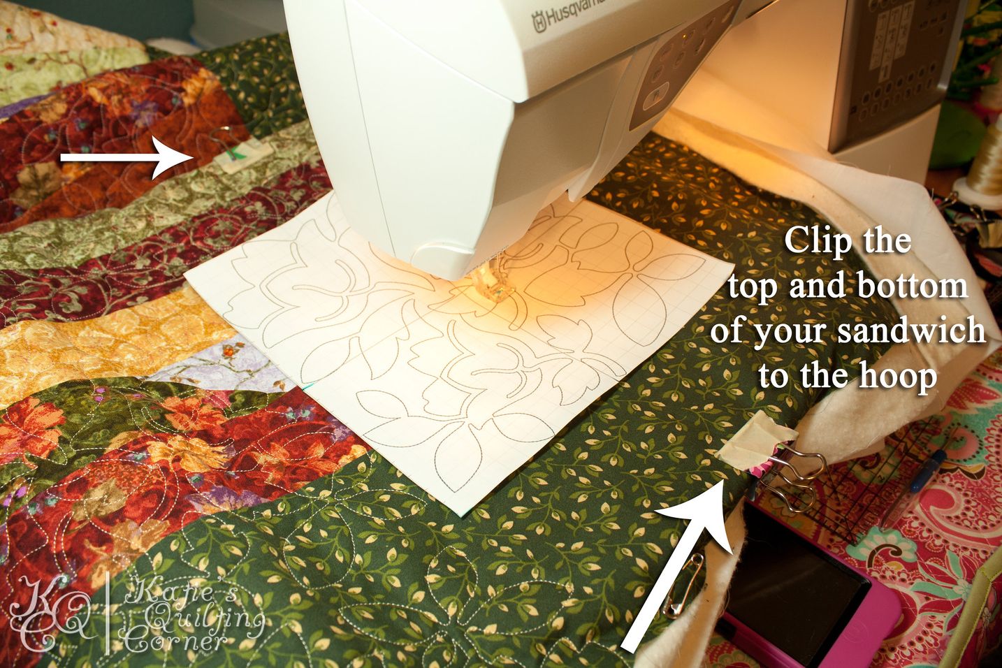 How to Quilt using your embroidery machine