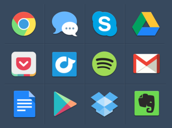 colorful icons