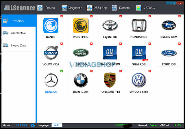 VXDIAG Update Benz C6 Driver for Xentry 2022.12 1