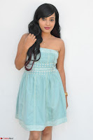 Sahana New cute Telugu Actress in Sky Blue Small Sleeveless Dress ~  Exclusive Galleries 026.jpg