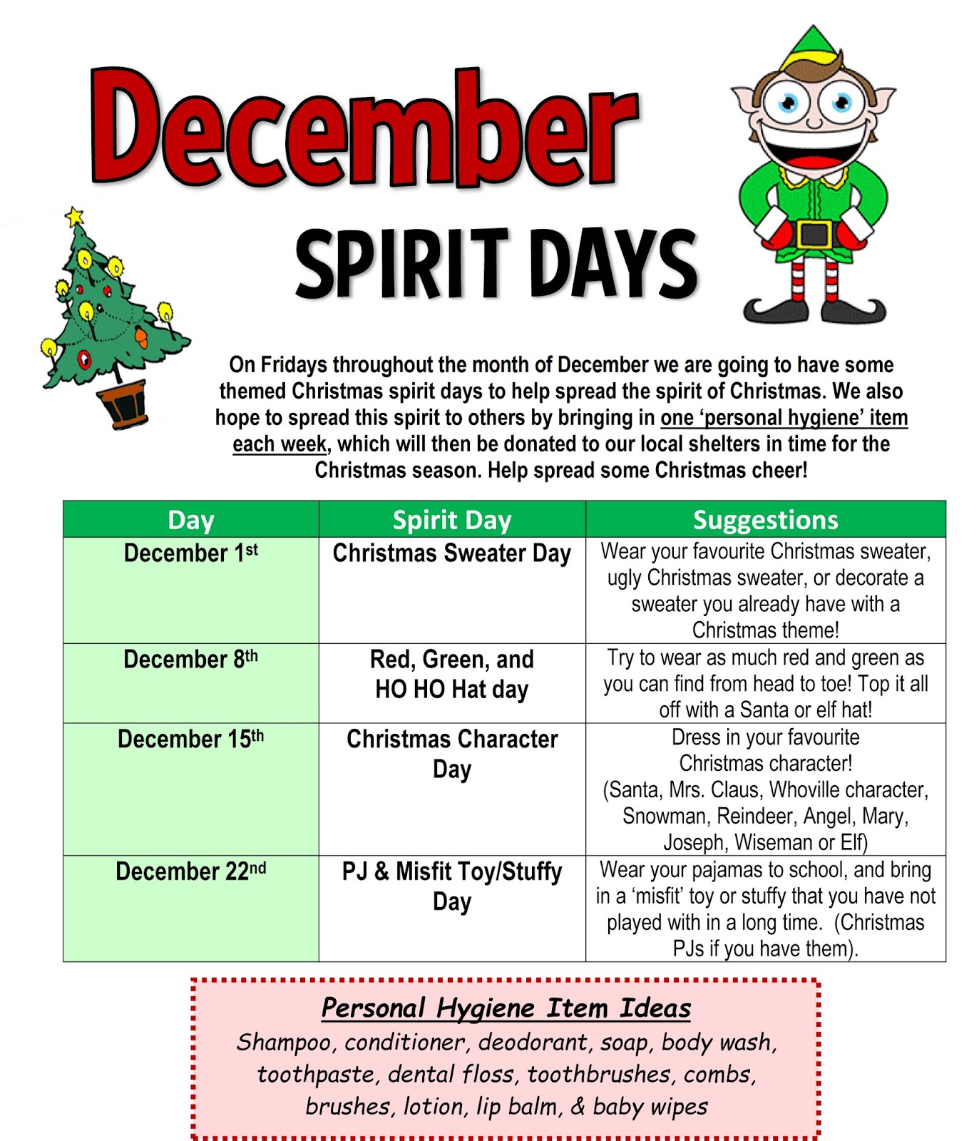 Miss. Brioux's Grade 5/6 Classroom Blog: Christmas Spirit ...