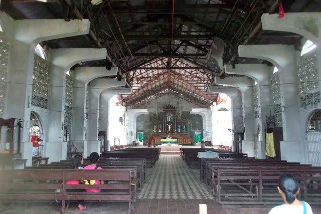 interior view of Balangiga Church as of September 2014