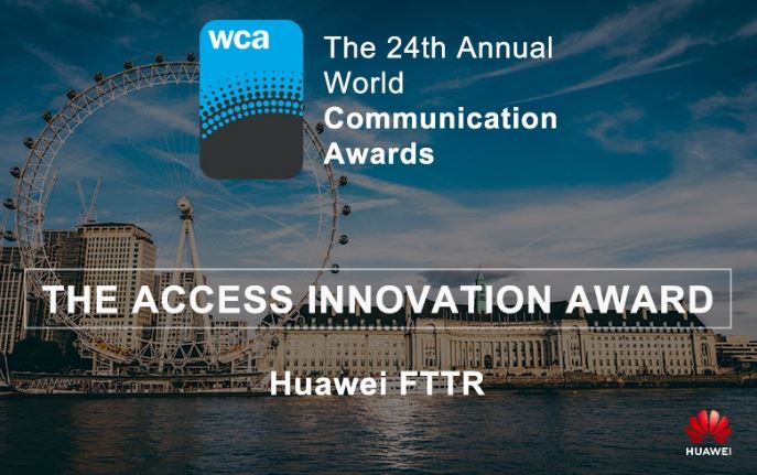 Huawei's Fiber to the Room (FTTR) Solution Wins Annual Access Innovation Award