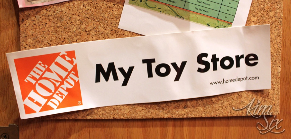 Home depot bumper sticker