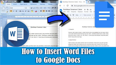 How to Insert Word Files to Google Docs