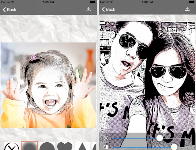 Sketch Me - 輕鬆將 iPhone 上照片變素描&卡通