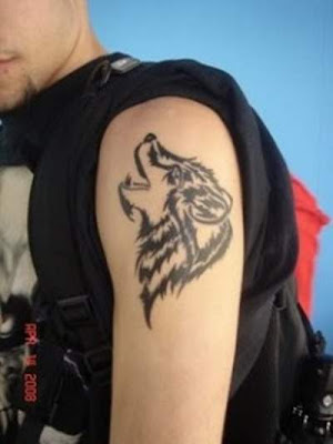 Wolf Tribal Tattoos Designs 01